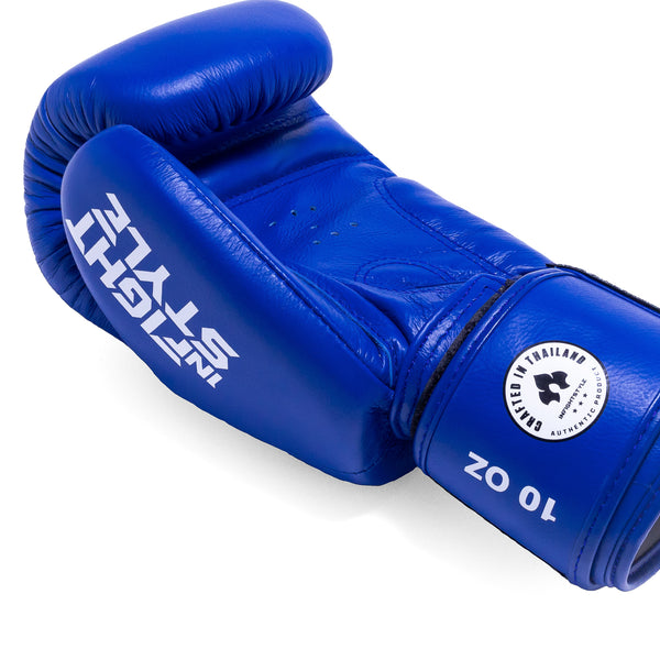 Boxhandschuhe Blue Crow Classics 10 OZ Fikbms Geprüft Muay Thai Boxhandschuhe Blue Crow Classics 10 OZ Fikbms Geprüft Muay Thai