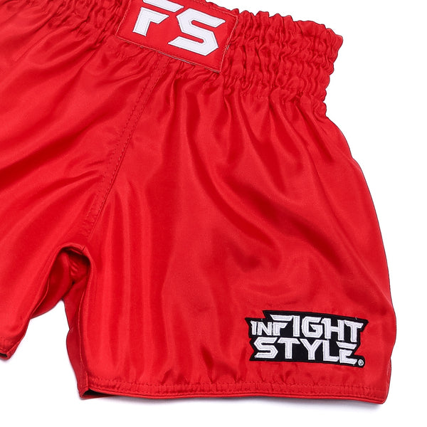 FS Utility Retro Short Red Classic Style | InFightStyle