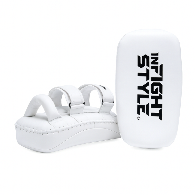 FS Double Strap Semi Kickpad - White