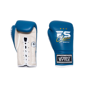 Heritage Lace Up Boxing Gloves - Classic Blue