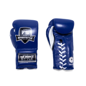 FS Mexithai Lace Up Boxing Gloves - Blue