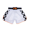 Finish Line - White/Neon Orange