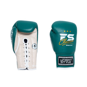 Heritage Lace Up Boxing Gloves - Antique Green