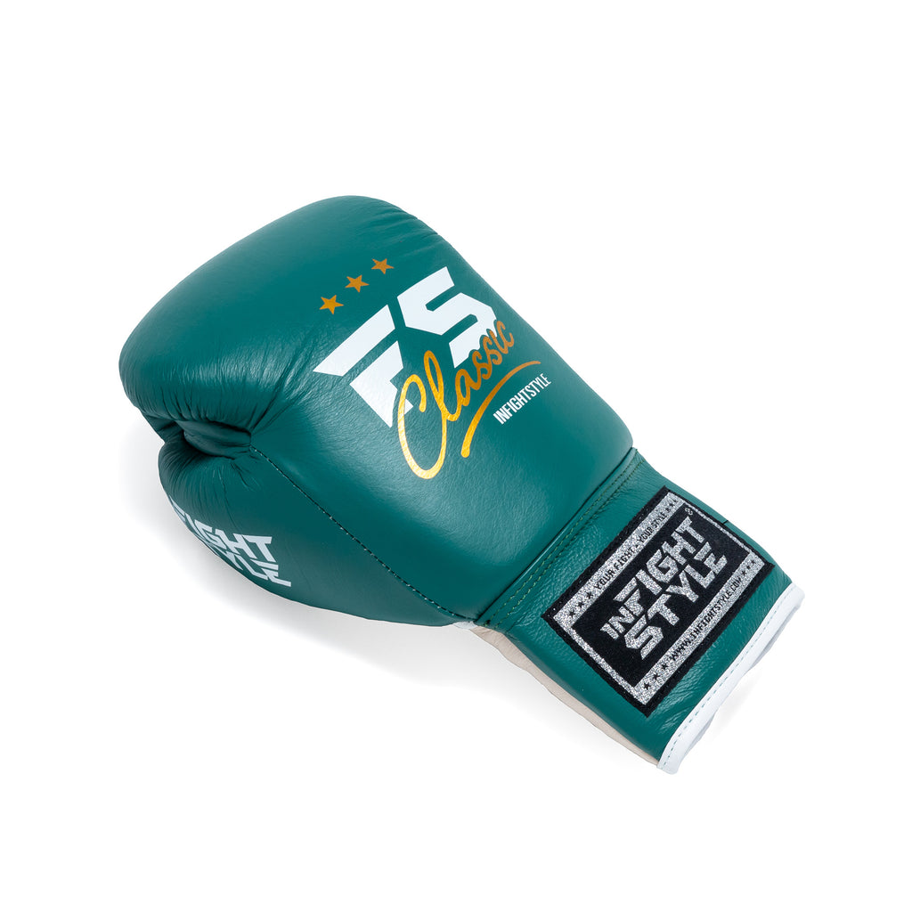 Heritage Lace Up Boxing Gloves - Antique Green