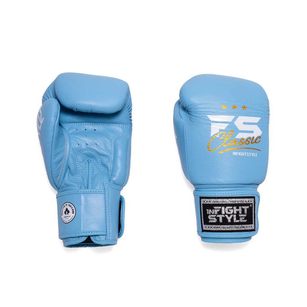 FS Classic Muay Thai Boxing Gloves - Tar Heel Blue