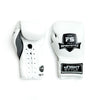 FS Mexithai Lace Up Boxing Gloves - White