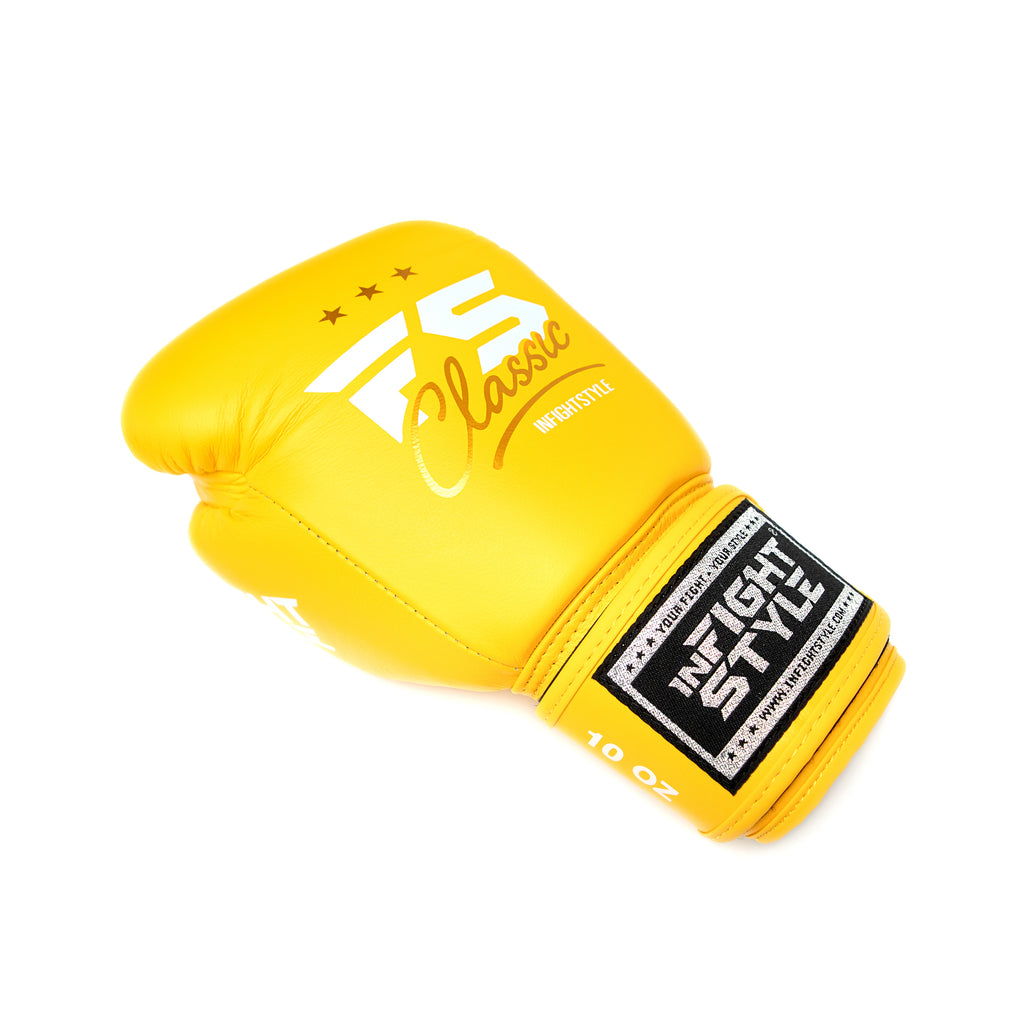 FS Classic Muay Thai Boxing Gloves - Canary Yellow