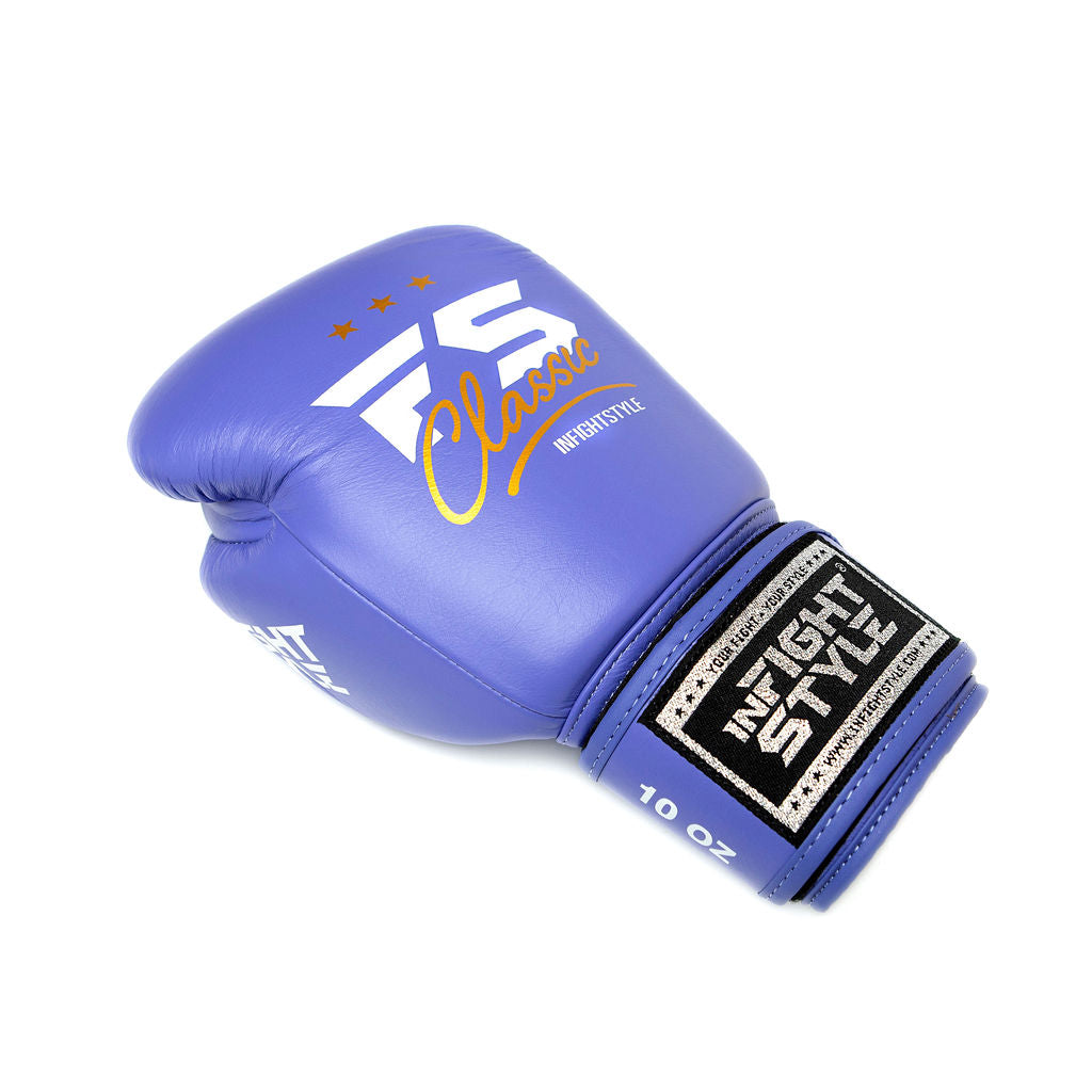 FS Classic Muay Thai Boxing Gloves - Indigo