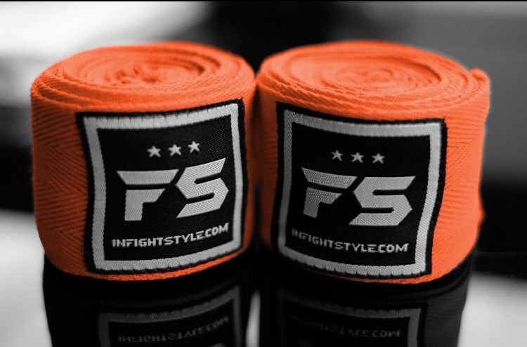 FS Pro Handwraps - Neon Orange