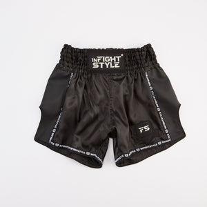 InFightStyle "Dolce" Carbon Retro Shorts - InFightStyle Muay Thai Gear, Retro Shorts