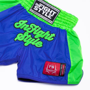 Kids Classic Nylon Retro - Blue/Neon Green