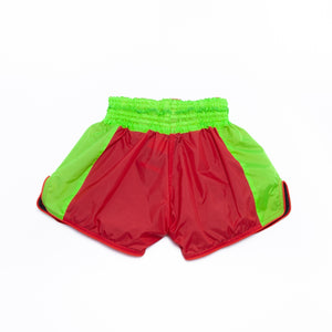 Kids Classic Nylon Retro - Red/Neon Green