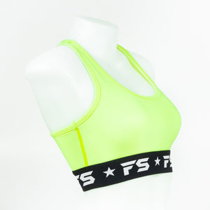 InFightStyle Performance Sports Bra - Lemon Ice - InFightStyle Muay Thai Gear, Sports Bra