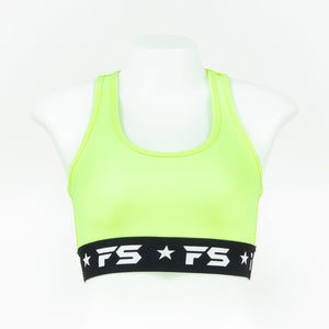 InFightStyle Performance Sports Bra - Lemon Ice - InFightStyle Muay Thai Gear, Sports Bra