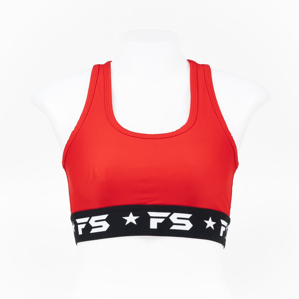 InFightStyle Performance Sports Bra - Red - InFightStyle Muay Thai Gear, Sports Bra