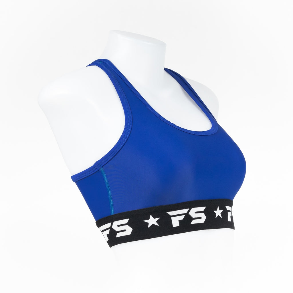 InFightStyle Performance Sports Bra - Blue - InFightStyle Muay Thai Gear, Sports Bra
