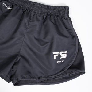 InFightStyle EZ-Fight Shorts - Black - InFightStyle Muay Thai Gear, Training Line Shorts