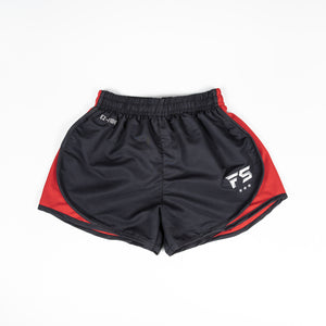 InFightStyle EZ-Fight Shorts - Red - InFightStyle Muay Thai Gear, Training Line Shorts