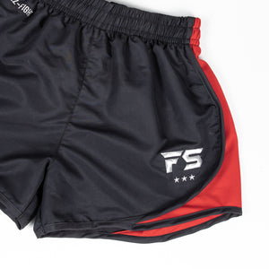 InFightStyle EZ-Fight Shorts - Red - InFightStyle Muay Thai Gear, Training Line Shorts