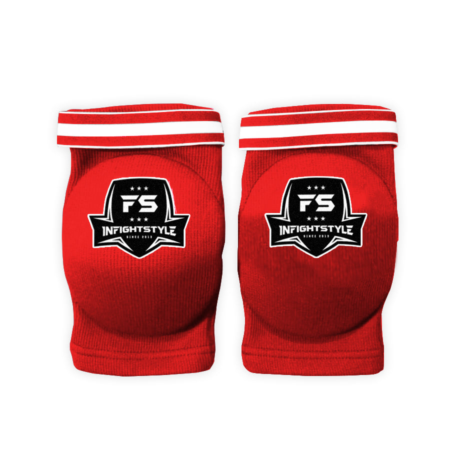 CLOTH ELASTIC ELBOW PADS - RED