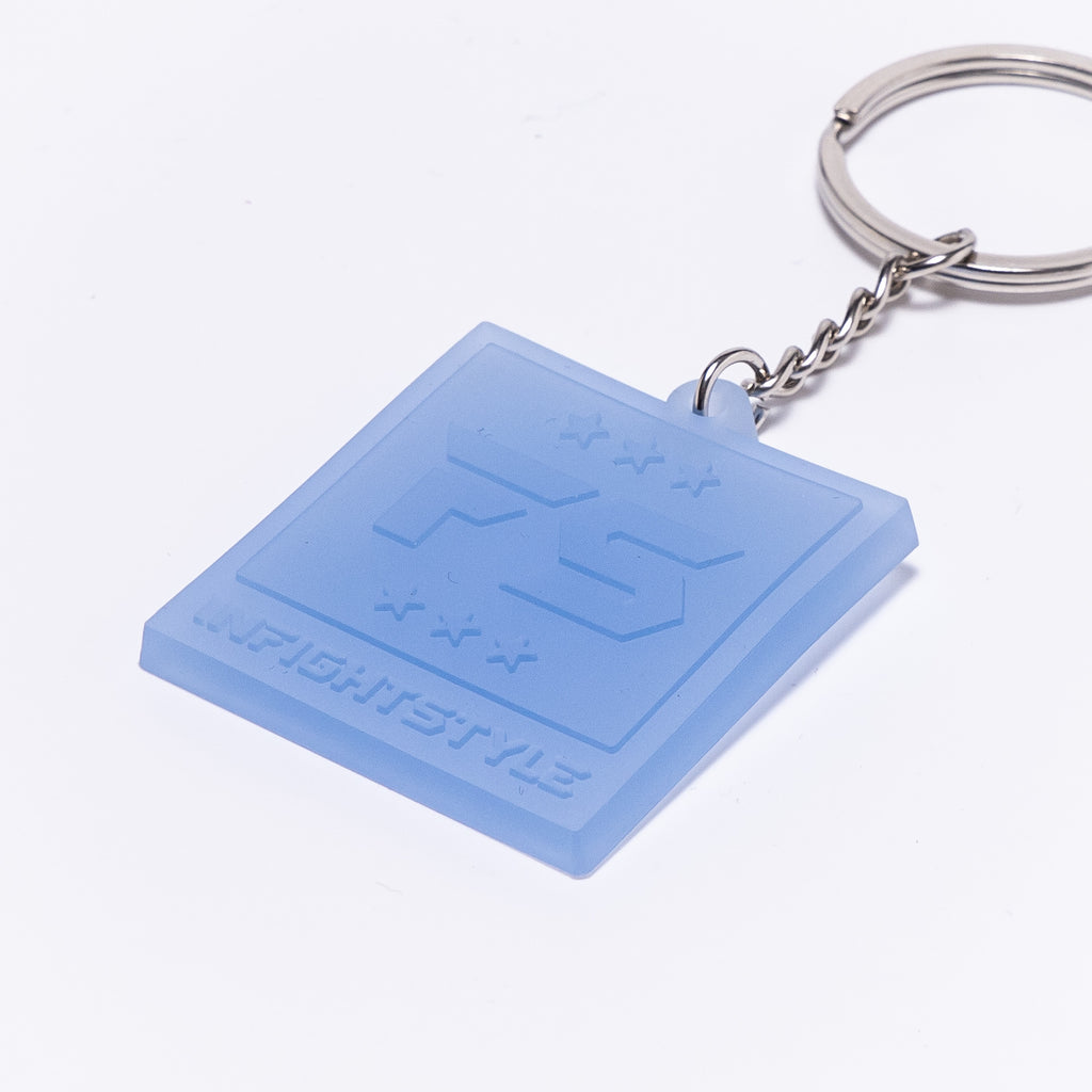 InFightStyle Rubber Keychain - Blue Ice