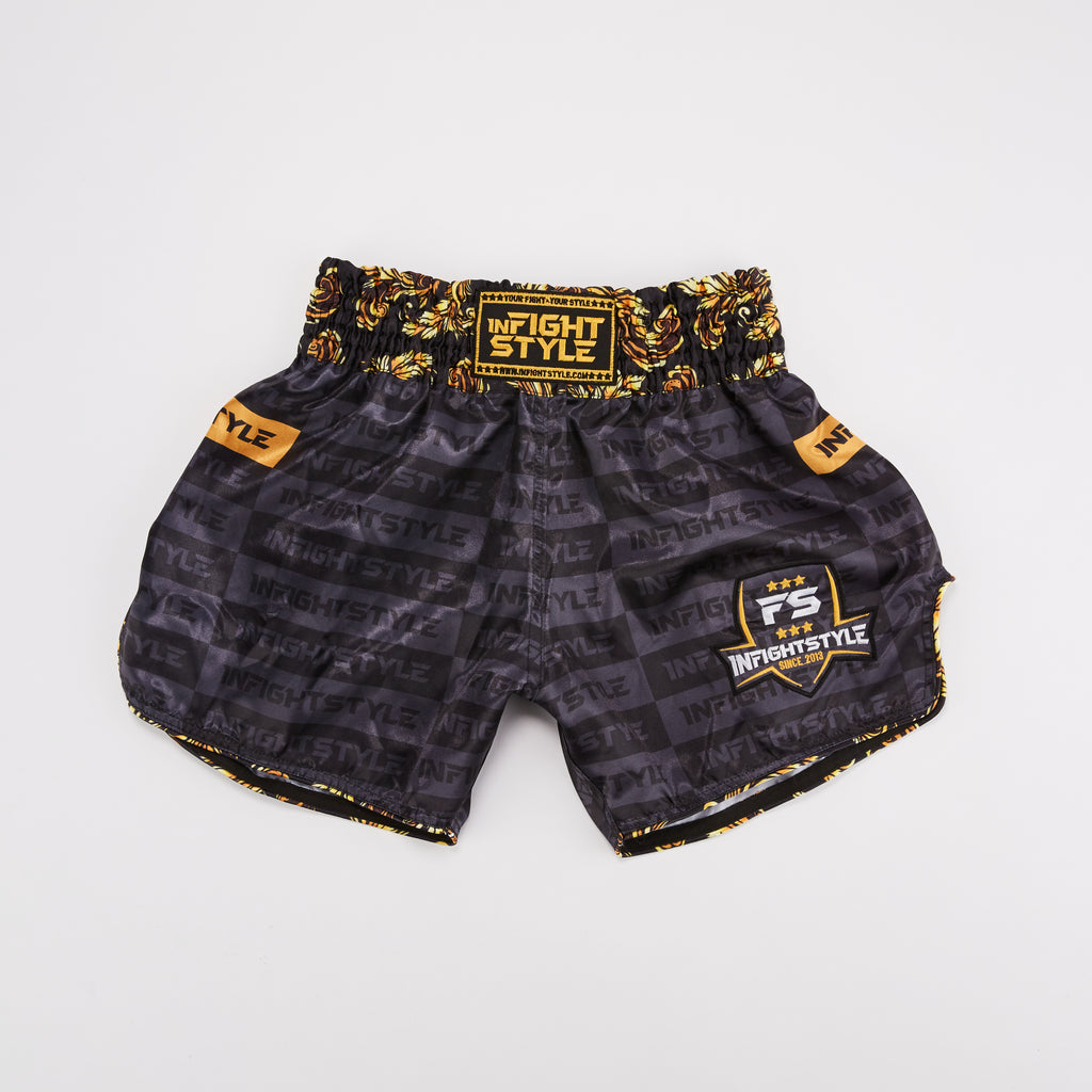 InFightStyle "Baraq" Retro Short - InFightStyle Muay Thai Gear, Retro Shorts