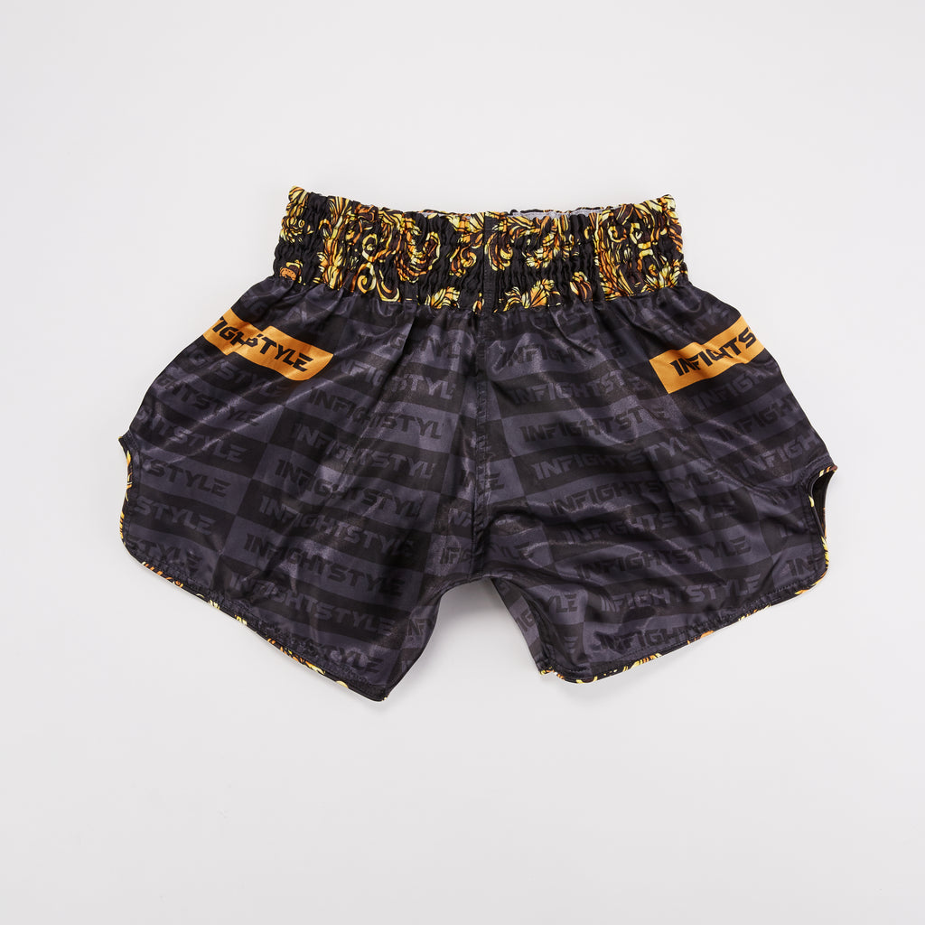 InFightStyle "Baraq" Retro Short - InFightStyle Muay Thai Gear, Retro Shorts