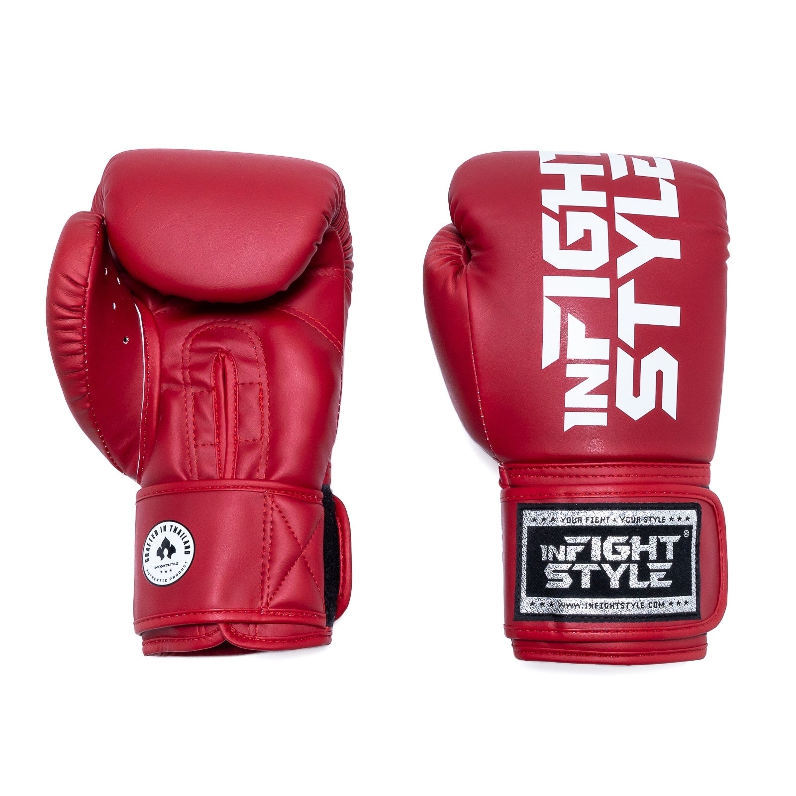 FS Classic Muay Thai Boxing Gloves Red | InFightStyle
