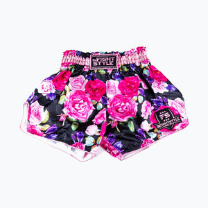 InFightStyle "Bouquet" Retro Short - InFightStyle Muay Thai Gear, Retro Shorts