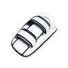 FS Curved Double Leather Kickpad - White/White
