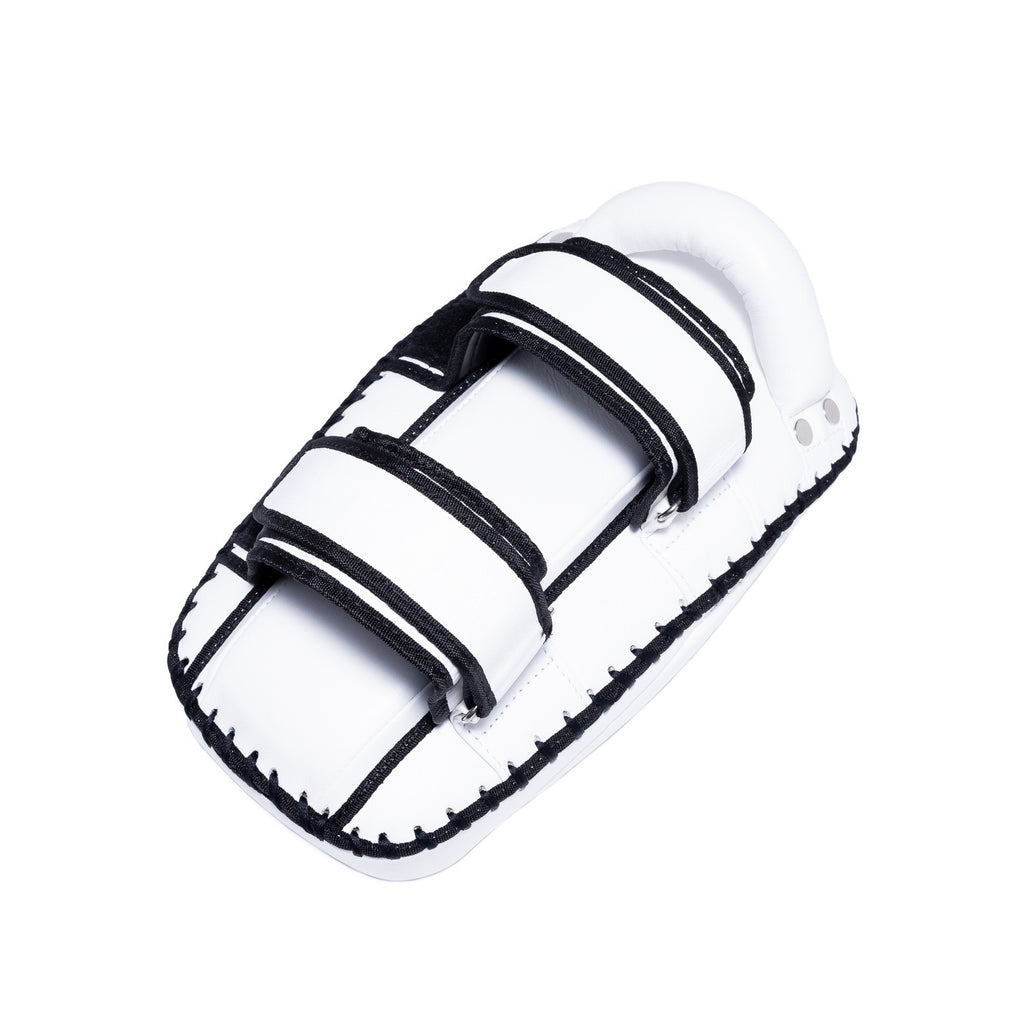 FS Curved Double Leather Kickpad - White/White
