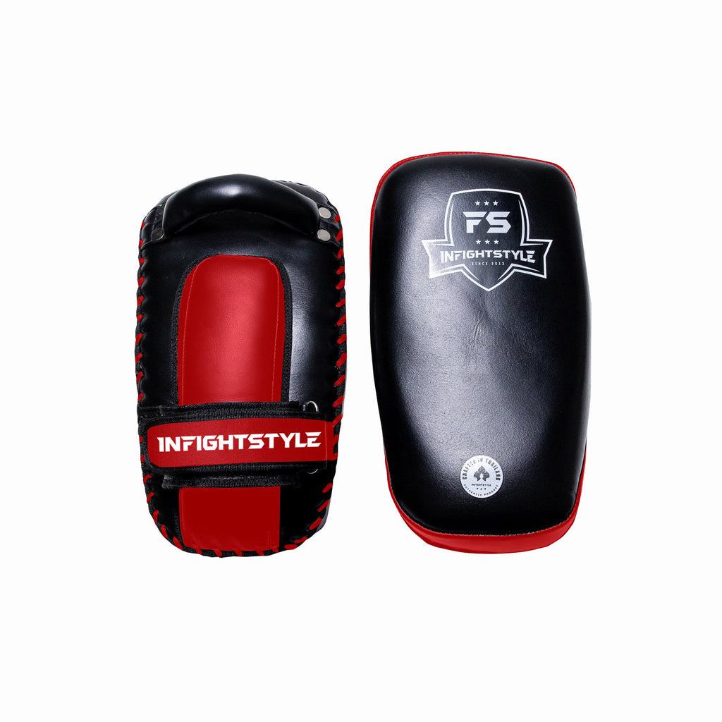 FS Single Strap Leather Kickpad - Black/Red