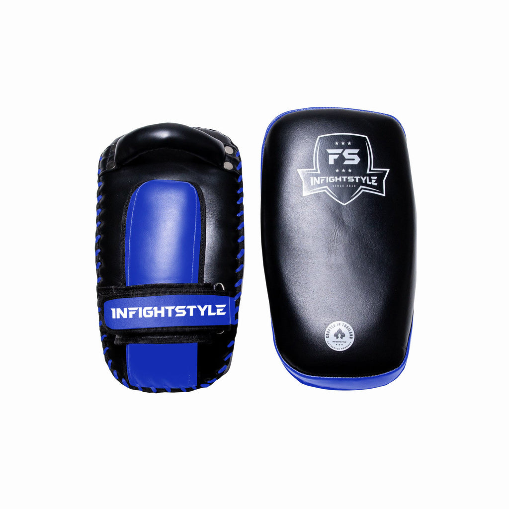 FS Single Strap Leather Kickpad - Black/Blue