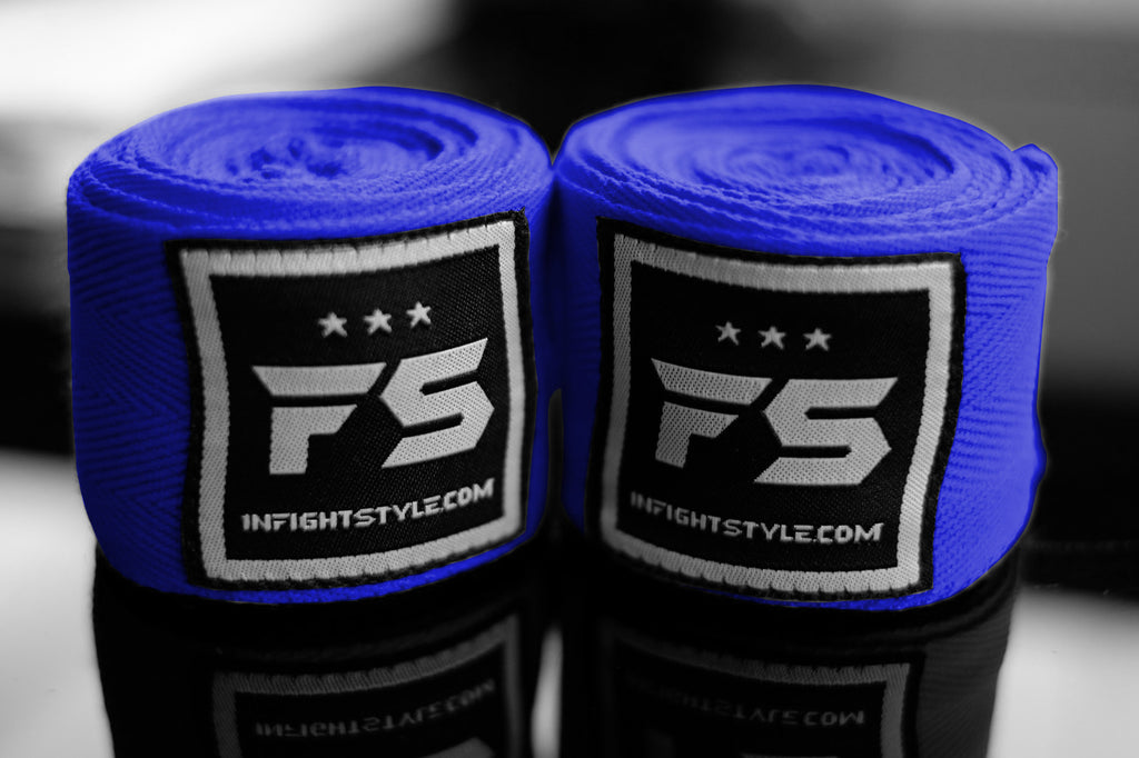 FS Pro Handwraps - Blue - InFightStyle Muay Thai Gear, hand wrap