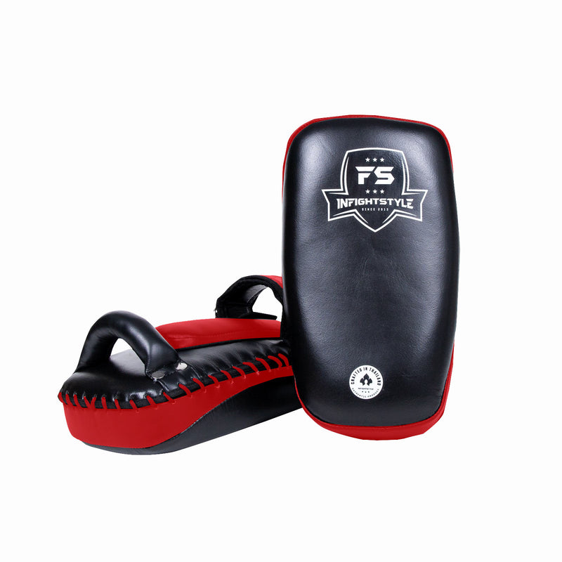 FS Single Strap Leather Kickpad - Black/Red
