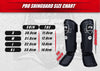 Pro Shinguards Semi - Pastel Blue/White Trim