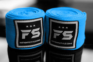 FS Pro Handwraps - Light Blue - InFightStyle Muay Thai Gear, hand wrap