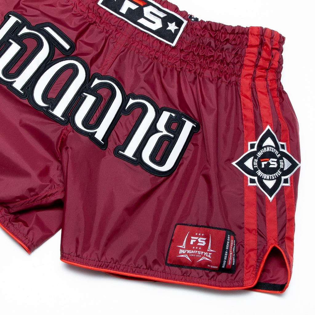 InFightStyle Nylon Lotus Retro - Maroon