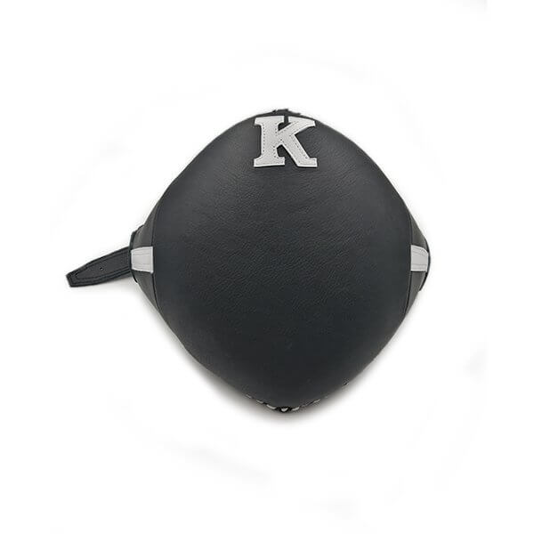 K Brand Belly Pad - Black Leather