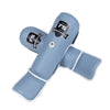 Pro Shinguards Semi - Pastel Blue/White Trim