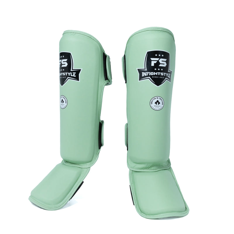 Pro Shinguards Semi - Pale Green