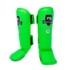 Pro Shinguards Semi - Neon Green